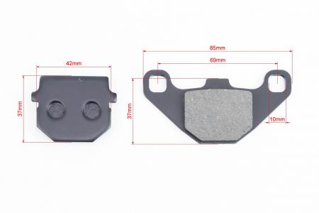 Гальмівні колодки дискові ( 80/KMX 125/KDX 125/KX 80/KXF 250; HYOSUNG SD50; DAELIM-ET 250; CECTEK-500) до скутера Suzuki AD50; KAWASAKI- AH