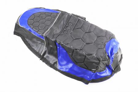 Чохол сидіння, чорно-синій до мопеда ACTIVE