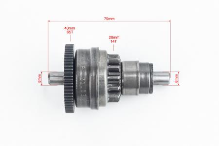 Бендикс стартера в зборі до скутера 50-100сс 4Т