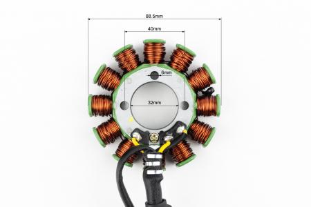 Статор магнето (генератора) (12 котушок "5 проводів") до мотоцикла Loncin LX250GY-3