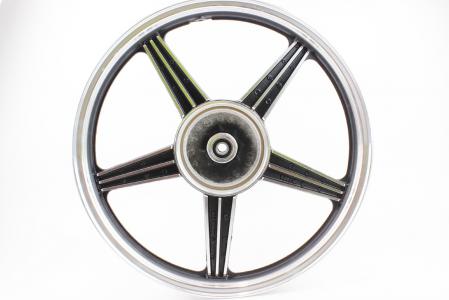 Диск колісний задній литий 18x1,85 (під гумки) "зірка", чорний (вісь 15 мм) до скутера Viper 125-150J