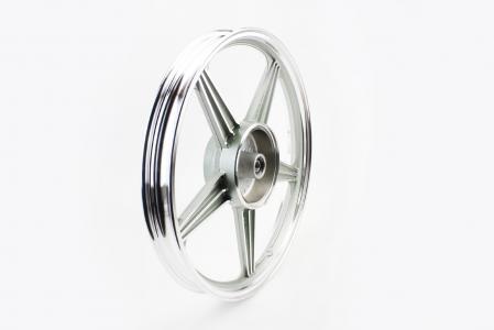 Диск колісний задній литий 18x1,6 ZS-200 (під роздільні гумки) "зірка", сірий (вісь 15 мм) до скутера Viper 125-150J