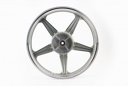 Диск колісний задній литий 18x1,6 ZS-200 (під роздільні гумки) "зірка", сірий (вісь 15 мм) до скутера Viper 125-150J