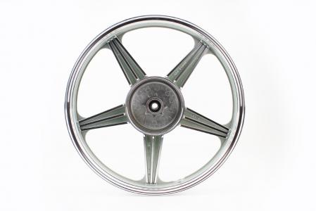 Диск колісний задній литий 18x1,6 ZS-200 (під роздільні гумки) "зірка", сірий (вісь 15 мм) до скутера Viper 125-150J