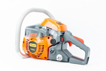 Бензопила TRESZER TRS3 39 cc (1,8кВт. шина 14", ланцюг 3/8" LP-1,3-52зуб. квад. зуб) з підкачкою, плавний пуск для бензопили