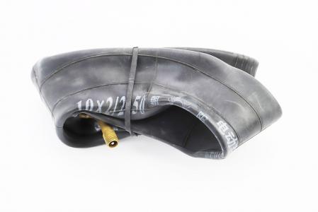 Камера 10"х2,0/2,50 з кривим ніпелем (Schrader AV), Т4 електросамокат до мотоцикла