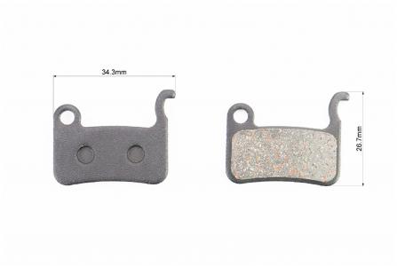 Гальмівні колодки Disk-brake (Shimano LX BR-M655,765,775, XT BR-755,965,966,975, XTR M965,966, Saint M800), чорні до велосипеда YL-1015