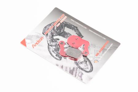 Гальмівні колодки Disk-brake (Magura Lousise 2007,2008), червоні до велосипеда YL-1038