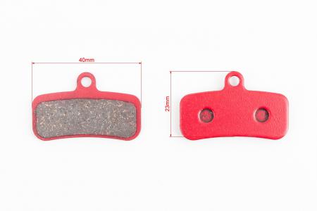 Гальмівні колодки Disk-brake (Shimano Saint 2009, zee), червоні до велосипеда YL-1039
