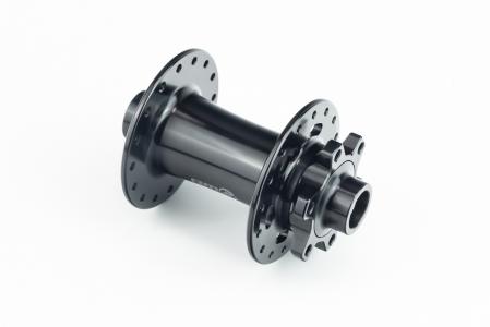 Втулка передня MTB алюмінієва 14Gx32H, Disk-brake, 2 пром-підшипники, кріпл. під вісь 15 мм, чорна до велосипеда WB-T01
