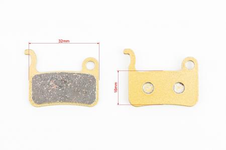 Гальмівні колодки Disk-brake (Shimano LX BR-M655,765,775, XT BR-755,965,966,975, XTR M965,966, Saint M800), жовті до велосипеда YL-1015