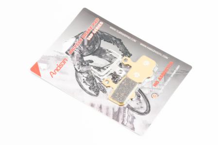 Тормозні колодки Disk-brake (Sram X0, X7, X9, XX, Avid Elixir 1,3,5,7,8, Kugoo M5,G1,G-Booster), жовті до велосипеда YL-1021