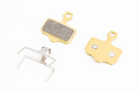 Тормозні колодки Disk-brake (Sram X0, X7, X9, XX, Avid Elixir 1,3,5,7,8, Kugoo M5,G1,G-Booster), жовті до велосипеда YL-1021