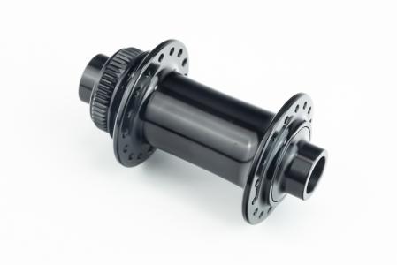 Втулка передня MTB алюмінієва 14Gx32H, Disk-brake Center Lock, 2 пром-підшипники, кріпл. під вісь 15 мм, чорна до велосипеда WB-T01