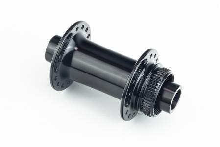 Втулка передня MTB алюмінієва 14Gx32H, Disk-brake Center Lock, 2 пром-підшипники, кріпл. під вісь 15 мм, чорна до велосипеда WB-T01