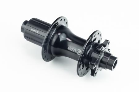 Втулка задня MTB алюмінієва 14Gx32H під касету 8-10зв, Disk-brake, пром-підшипники, кріпл. під вісь 12 мм, чорна до велосипеда WB-241