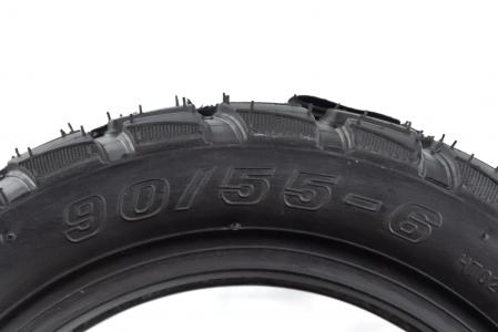Шина 90/55-6" безкамерна, шипована HT-027 (електросамокат) до велосипеда