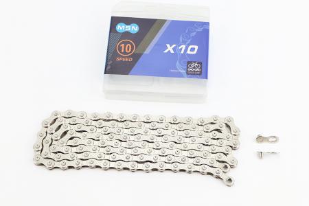 Ланцюг приводний до велосипеда 1/2x11/128x116L 10 швидкостей SPEED X10 MSN