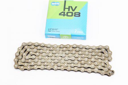 Ланцюг приводний до велосипеда 1/2x3/32 116L 7 швидкостей MSN HV-408, коричневий