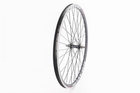Колесо переднє до велосипеда 26" V-brake, обід "крапля" алюмінієвий, втулка 14Gx36H, GRAVITY PRC