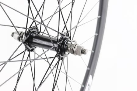 Колесо переднє до велосипеда 26" V-brake, обід "крапля" алюмінієвий, втулка 14Gx36H, GRAVITY PRC