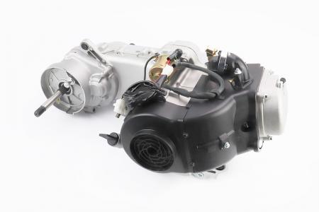 Двигун скутерний 4T 80 см³ в зборі (короткий варіатор, довгий вал) Viper