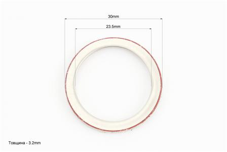 Прокладка глушника кругла до скутера 50-100cc 23,5x30 мм FENGRI