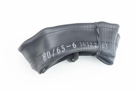 Камера 10" (80/65-6,5) з кривим ніпелем (Schrader AV), електросамокат до велосипеда