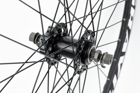 Колесо 26" переднє Disk-brake, обід "крапля" алюмінієвий, втулка 14Gx36H, пром-підшипники 6000 2RS, кріпл. гайка, "GRAVITY" до велосипеда