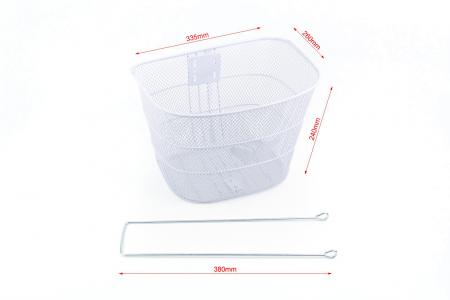 Кошик передня 26" (сітка), біла "Метелик" TH-158 до велосипеда