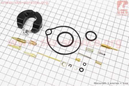 Ремонтный комплект карбюратора Honda DIO 50 полный