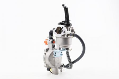 Газовий карбюратор LPG до генератора 1,6-3 кВт, важільний механізм, з перемикачем та краном зливу, тип 1 — KAMBERG