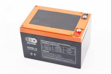 Акумулятор 12V 12Ah 6-DZM-12 кислотний до ДБЖ та іграшок OUTDO