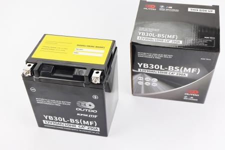 Акумулятор 12V 30Ah YB30L-BS(MF) до мотоцикла OUTDO