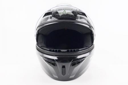 Інтегральний мотошолом до мотоцикла ZEAL M, чорний-сірий, AEROSTAR (сертифікація DOT)