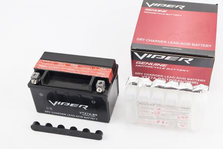 Акумулятор до мотоцикла 12V 6Ah VTX7A-BS кислотний Viper