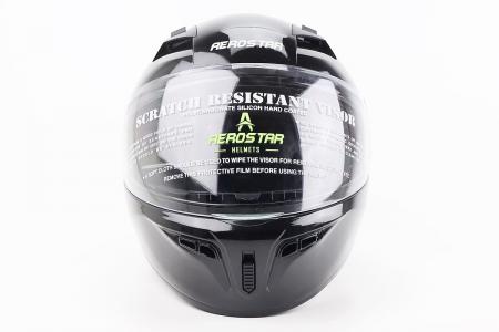 Шолом інтеграл до мотоцикла ZEAL XXL, чорний глянець AEROSTAR
