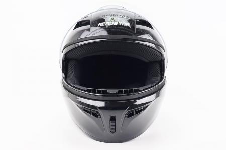 Шолом інтеграл до мотоцикла ZEAL XXL, чорний глянець AEROSTAR