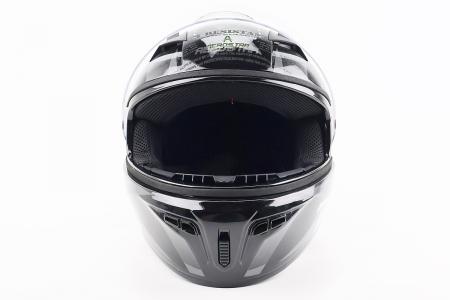 Інтегралний мотоциклетний шолом ZEAL L (DOT), чорний-сірий, AEROSTAR