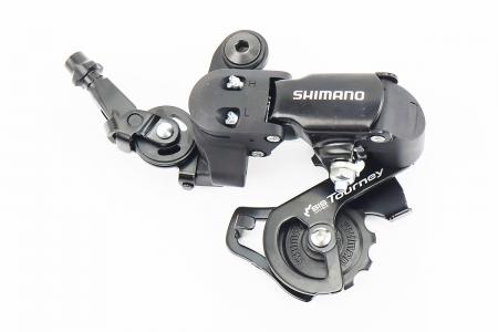 Перемикач задній до велосипеда SHIMANO Tourney RD-FT35-A, 6/7 швидкостей, кріплення болт, чорний