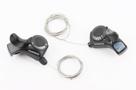 Манетки до велосипеда 3x7 SL-TX30 чорні SHIMANO