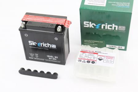 Акумулятор 12V5Ah 12N5L-BS кислотний (L120*W60*H130 мм) " до мопеда Active"