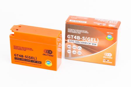 Акумулятор 12V2,3Ah GT4B-5 GEL (L115*W39*H87 мм) "таблетка-Yamaha/suzuki"