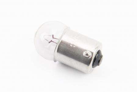 Лампа поворотника BA15S (з цоколем), біла 12V/10W G18