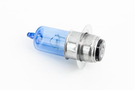 Лампа фари P15D-25-1 12V 35/35W, синя