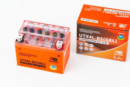 Акумулятор 12V4Ah UTX4L-BS GEL (L113*W70*H85 мм)