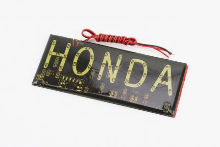 Табличка світлодіодна "HONDA" (12*5см)