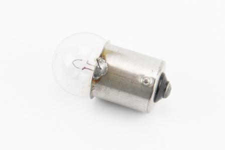 Лампа поворотника BA15S (з цоколем), біла 12V/5W G18