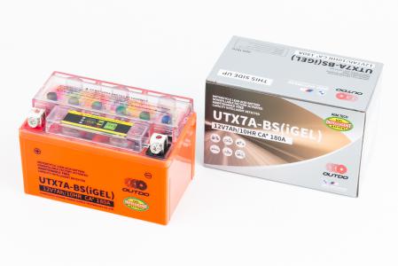 Акумулятор 12V7Ah UTX7A-BS GEL (L150*W87*H94 мм), з Індикатором