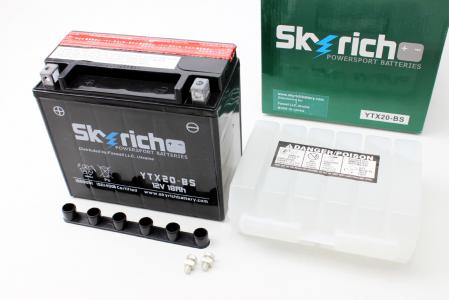 Акумулятор 12V18Аh YTX20-BS кислотний (L175*W87*H155 мм)